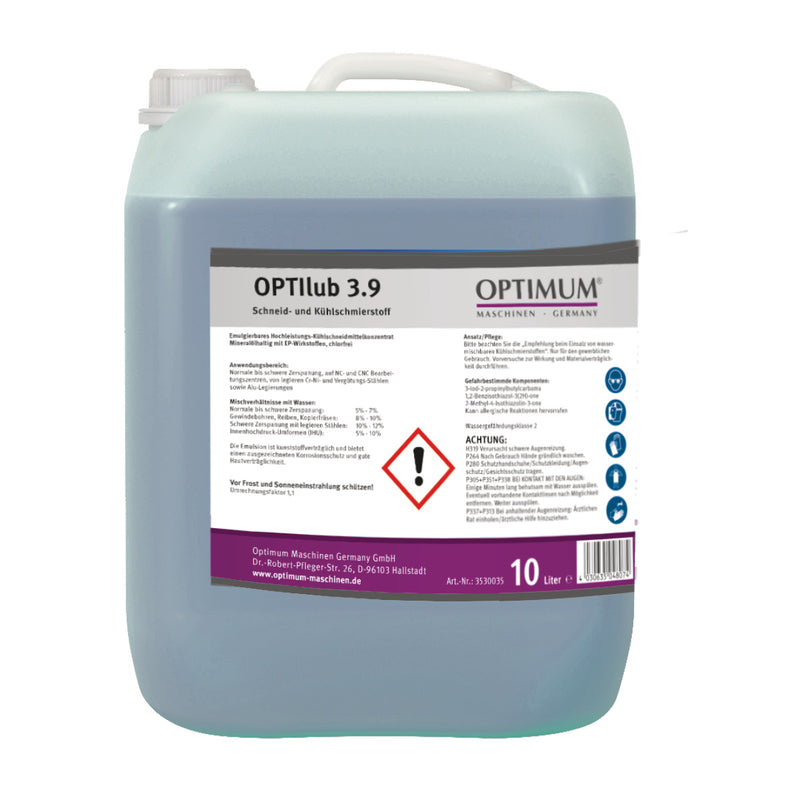 Optimum (3530035) Emulsão de corte e perfuração OPTIlub 3.9