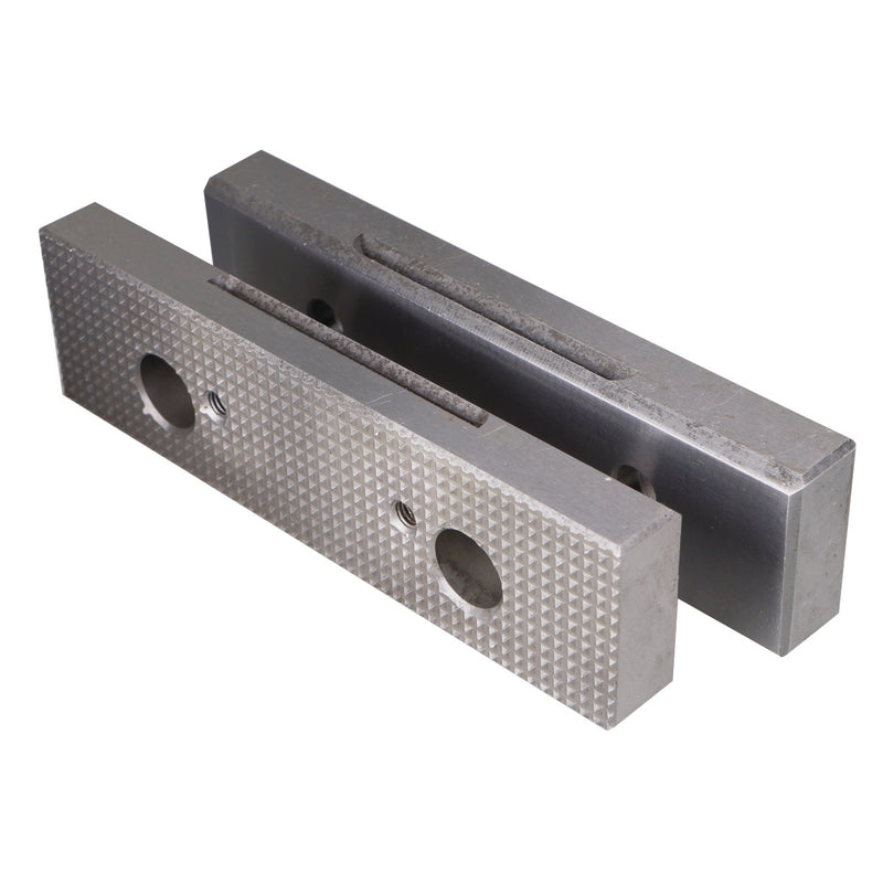 Juego de mordazas de sujeción Optimum (3530271) de 175 mm - moleteadas para MVMP