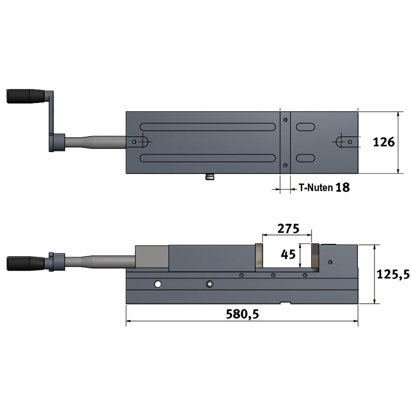 Optimum (3536215) Morsa hidráulica para máquina HCV 160