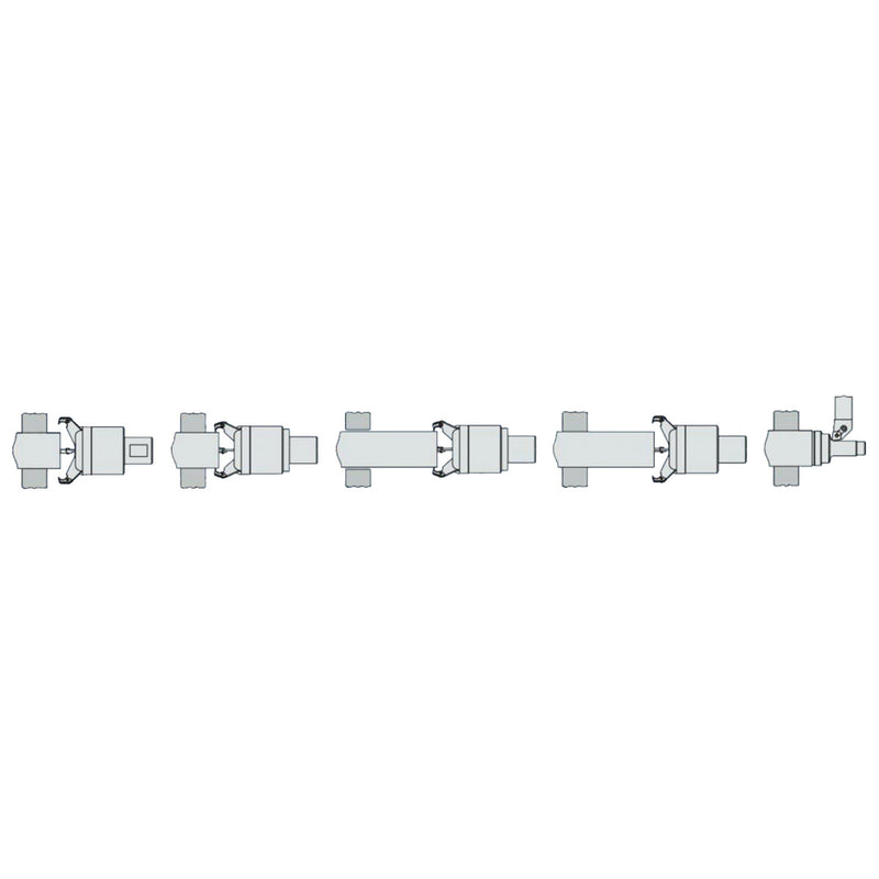 Optimum (354500104) Pinza de polo automático Flux II / VDI 40 - 3-80mm