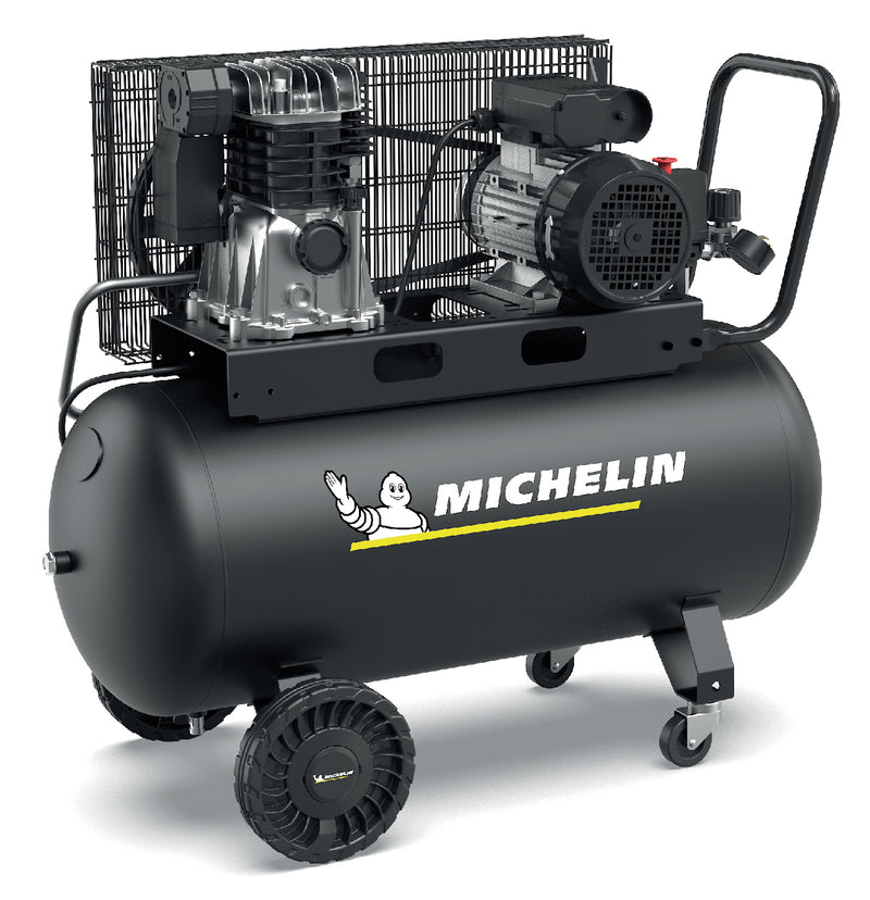 Kit Michelin - Compressor 100L 2.0HP (MK102-100-2M) + Aspirador de Cinzas (VCX20)