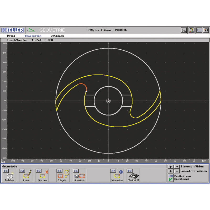 Optimum (3581010) Software CNC KELLER SYMplus plusCARE ¿Fresado?