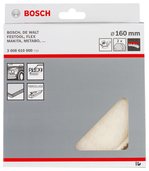 Bosch Polishing Cap 160mm,2x