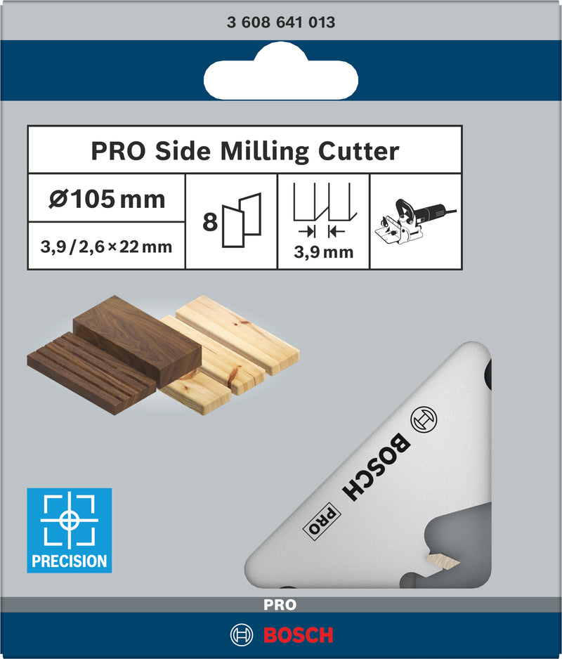 Bosch PRO Side milling cutter 105mm x22mm – 8T