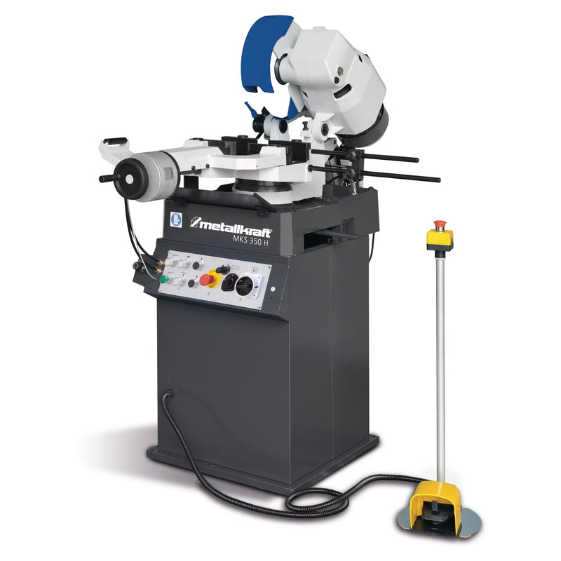 Serra circular semiautomática para metal Metallkraft (MKS 350 H)
