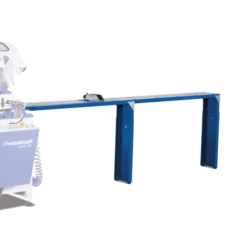 Transportador de rodillos Metallkraft (6000 x 300 mm con tope y sistema de medición manual, lado de montaje derecho + izquierdo)