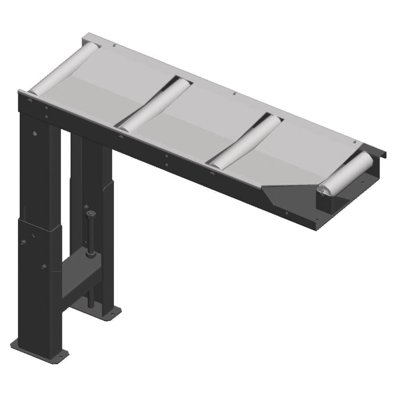 Transportador de rodillos de conexión Metallkraft (1000 x 290 mm, lado de alimentación)