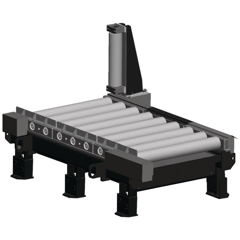 Transportador de rodillos Metallkraft (2000 x 1000 mm, alta resistencia, 7000 kg/m)