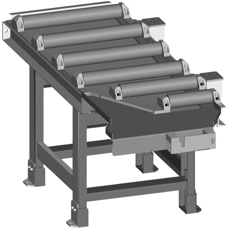 Roller Conveyor Metallkraft (for 60 ° cuts)