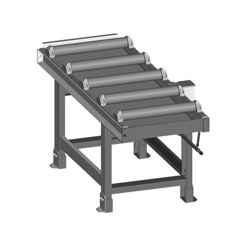 Transportador de rodillos Metallkraft (2000 x 600 mm, 2500 kg/m)