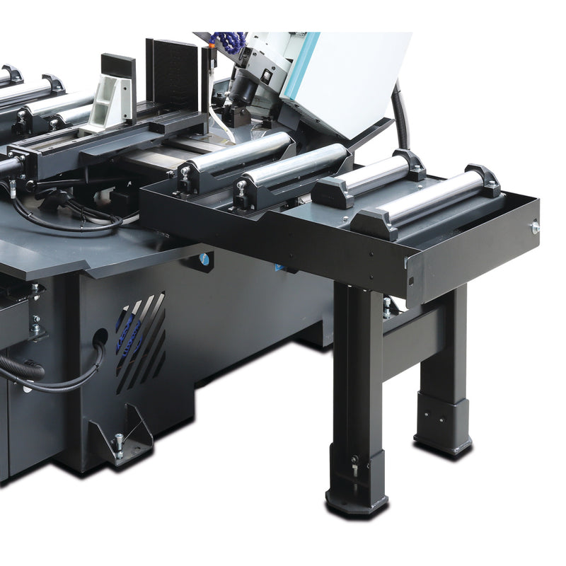 Esteira transportadora de rolos de descarga Metallkraft (1000 x 520 mm)