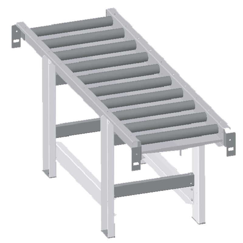 Transportador de rodillos Metallkraft (2000 x 520 mm, 10 rollos)