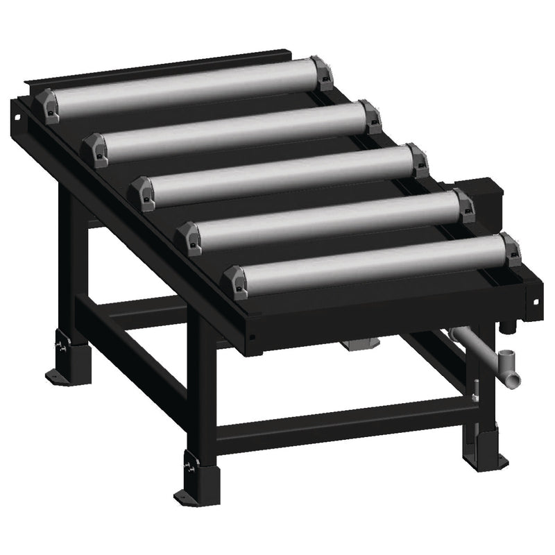 Transportador de rodillos Metallkraft (2000 x 800 mm, 5 rodillos)