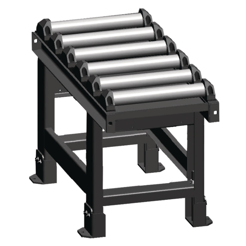 Transportador de rodillos Metallkraft (1000 x 450 mm, lado de descarga)