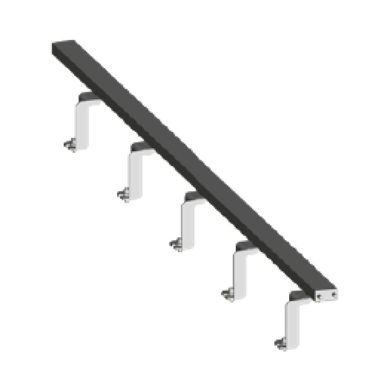 Trilho extensor para batente com visor digital Metallkraft (1 m, peça intermediária)