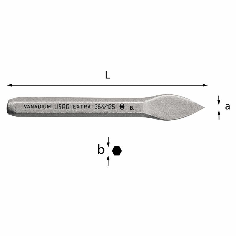 USAG (364) Cinzel de corte transversal