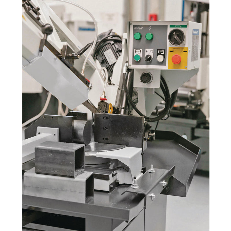 Sierra de cinta hidráulica para metal con bastidor oscilante Metallkraft (BMBS 230 x 280 H-DG)