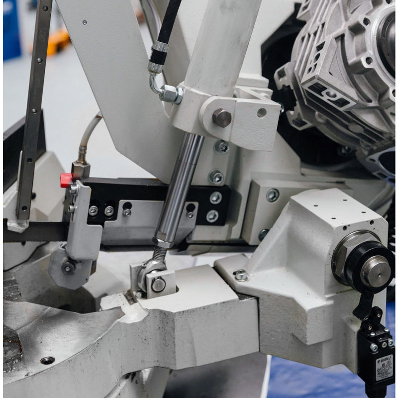 Serra de fita semiautomática com estrutura oscilante para metais Metallkraft (BMBS 300 x 320 HA-DG)
