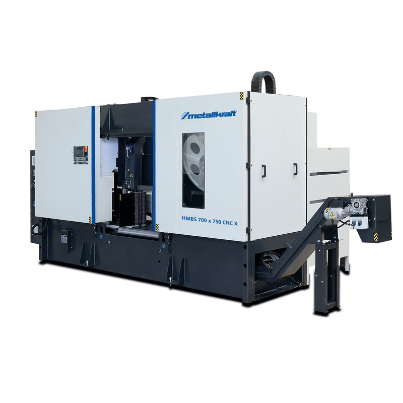 Serra de fita automática horizontal de duas colunas para metais Metallkraft (HMBS 700 x 750 CNC X)