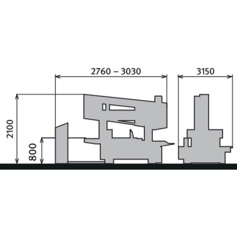 Sierra de cinta horizontal para metal de dos columnas totalmente automática Metallkraft (HMBS 340 CNC-DG-X)