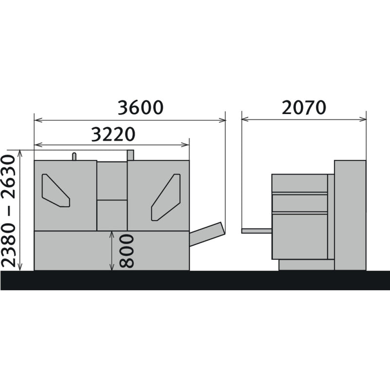 Serra de fita horizontal de metal totalmente automática de duas colunas Metallkraft (HMBS 4000 CNC X)
