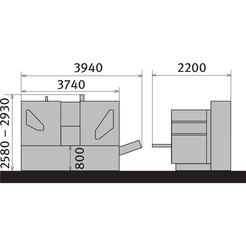 Serra de fita horizontal de metal totalmente automática de duas colunas Metallkraft (HMBS 5000 CNC X)