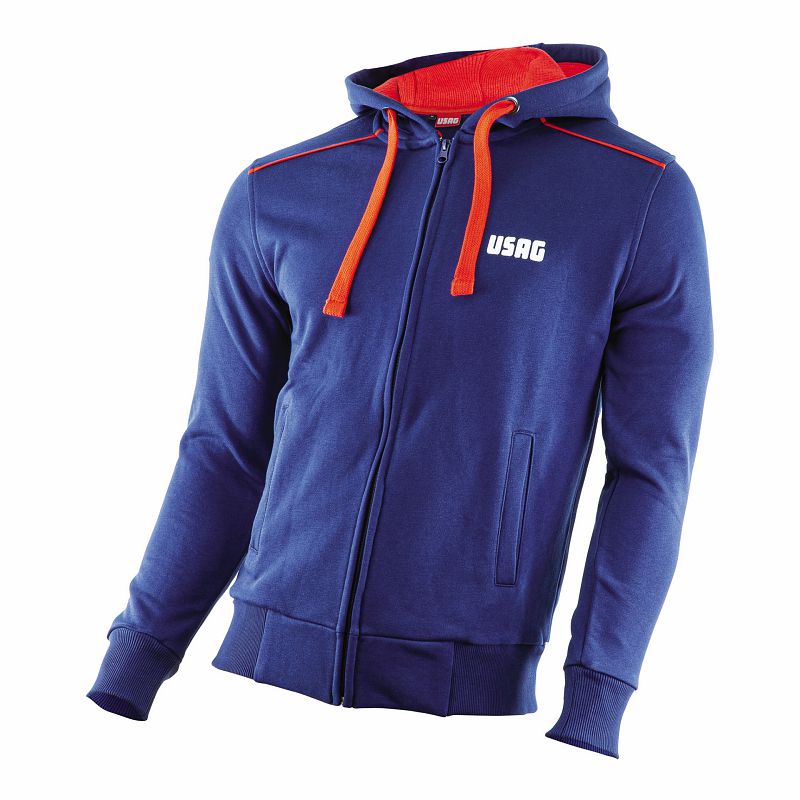 Sudadera con capucha USAG (3712 B), modelo masculino