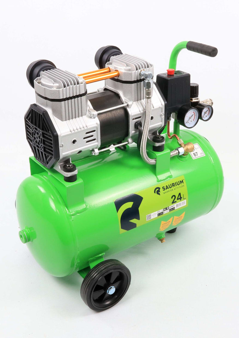 Compressor de Ar 24L, 2HP, Cabeça Dupla