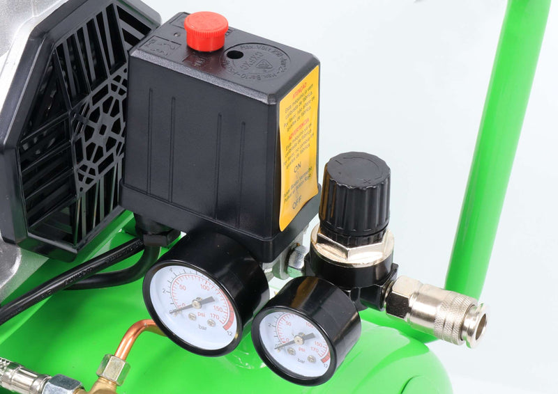 Compressor de Ar 24L, 2HP, Cabeça Dupla