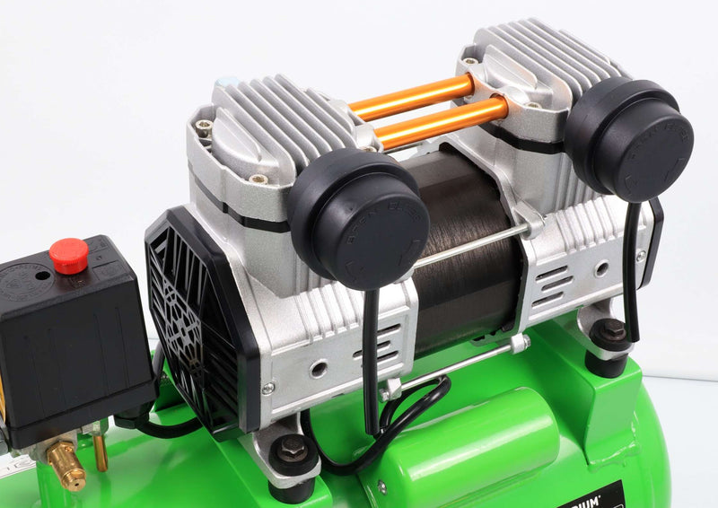 Compressor de Ar 24L, 2HP, Cabeça Dupla