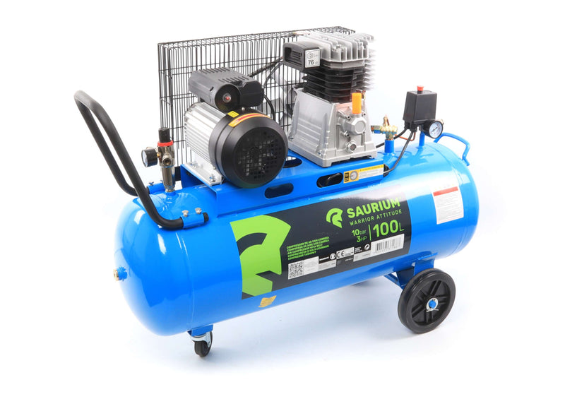 Compressor de Ar Correia, 100L, 3hp, 10Bar