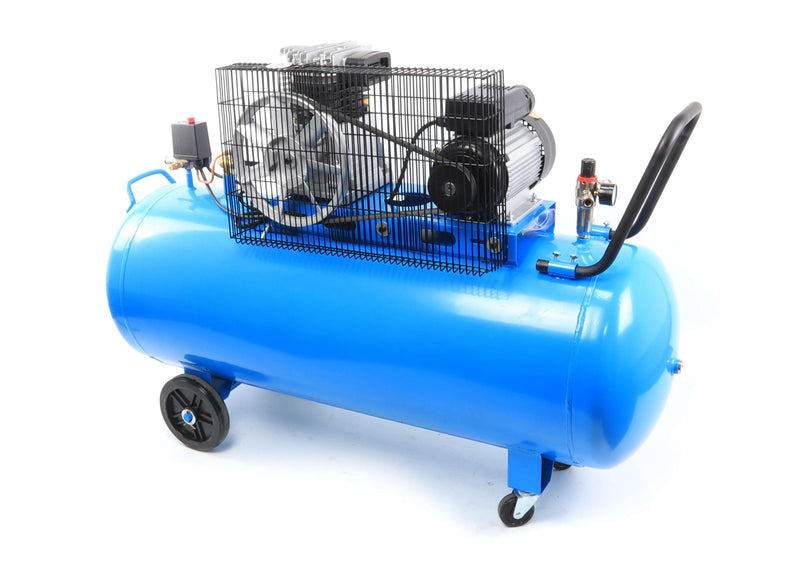Air Compressor, Belt, 200L, 3hp, 10Bar - SAURIUM®