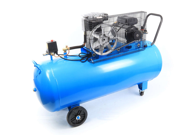 Air Compressor, Belt, 200L, 3hp, 10Bar - SAURIUM®