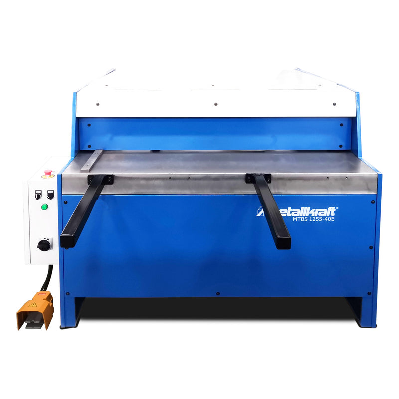 Tesoura motorizada para chapas metálicas Metallkraft (MTBS 1255-40 E)