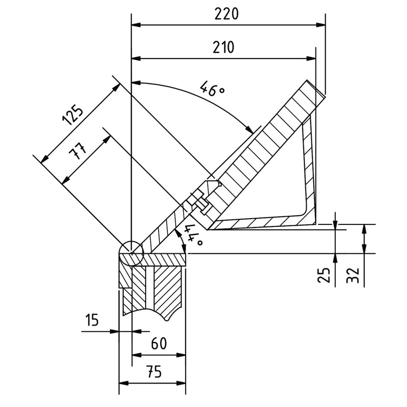 Dobladora manual Metallkraft (FSBM 1270-20 E)