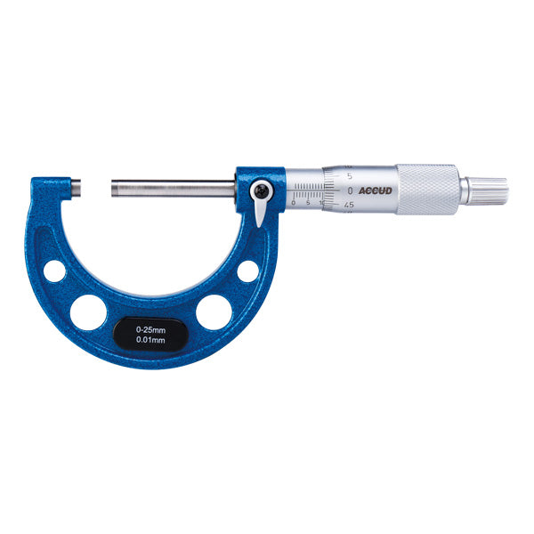 Accud (379) Micrômetro externo de fuso longo