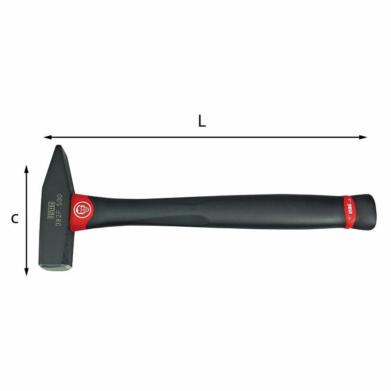 USAG (382 F) Hammers For Mechanics With Graphite Handle