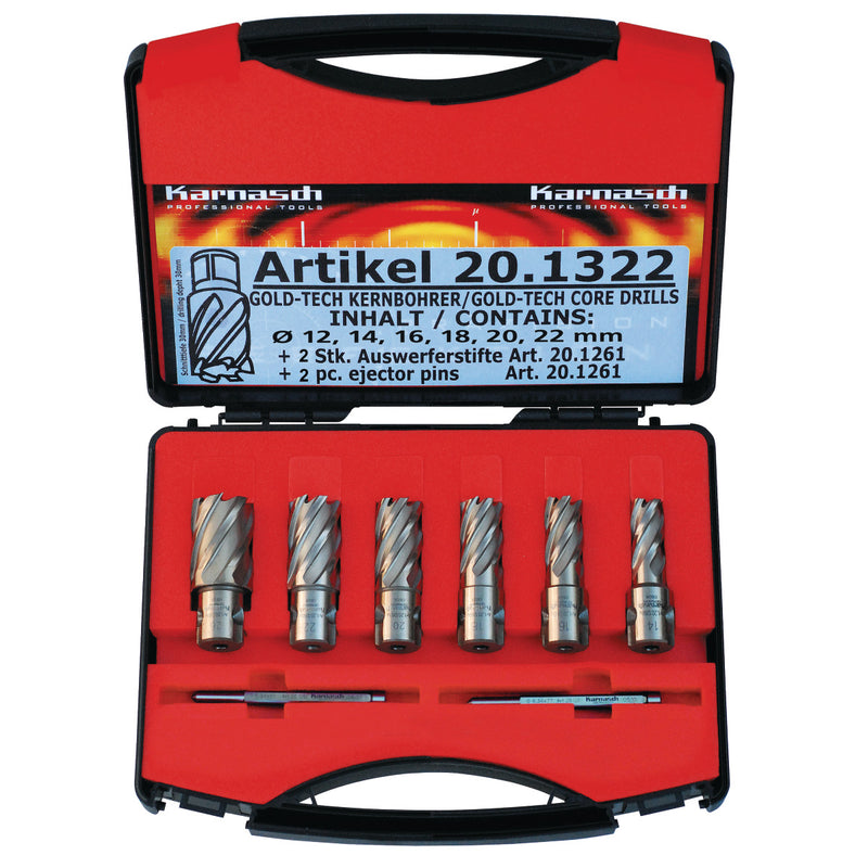 Core Drill Set Metallkraft (GOLD-LINE 30)