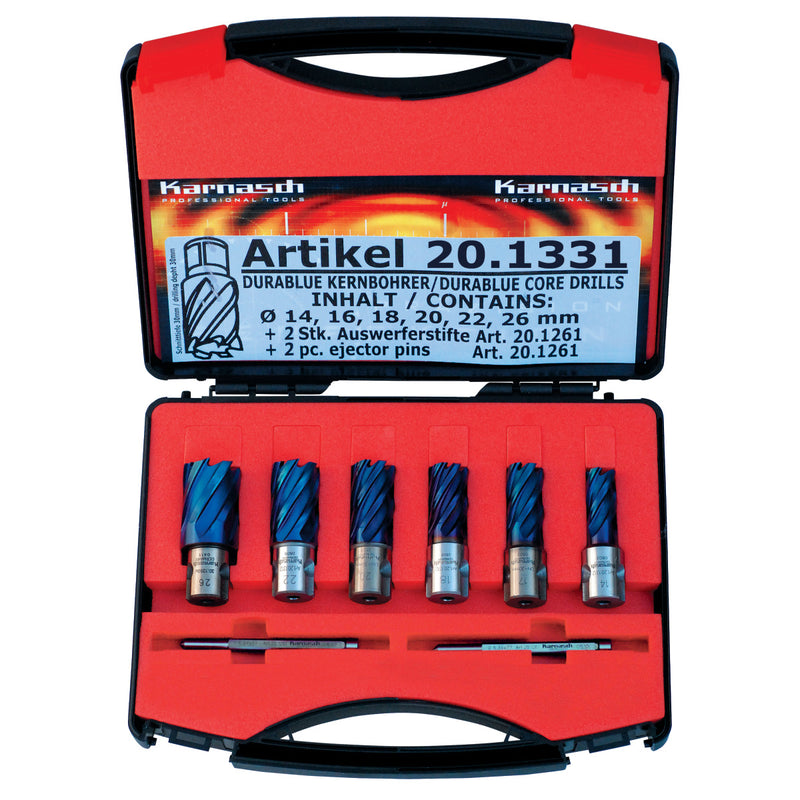 Core Drill Set Metallkraft (BLUE-LINE PRO 30 Weldon)