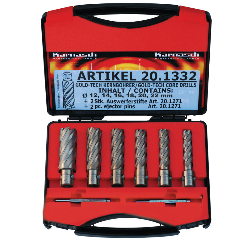 Core Drill Set Metallkraft (GOLD-LINE 55)