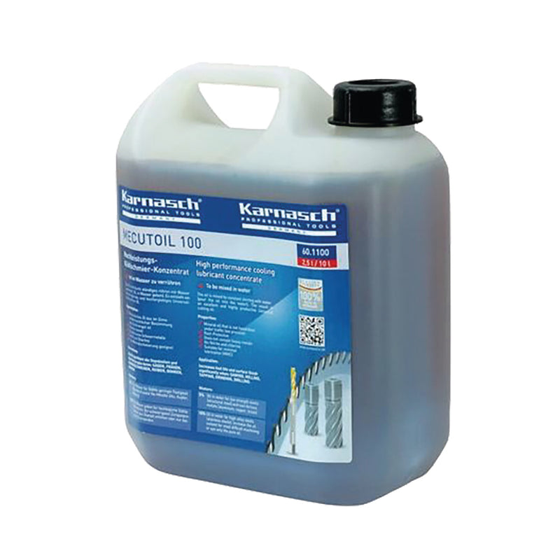 Óleo de corte de alto desempenho Metallkraft (MECUTOIL 100 / 2,5 kg)