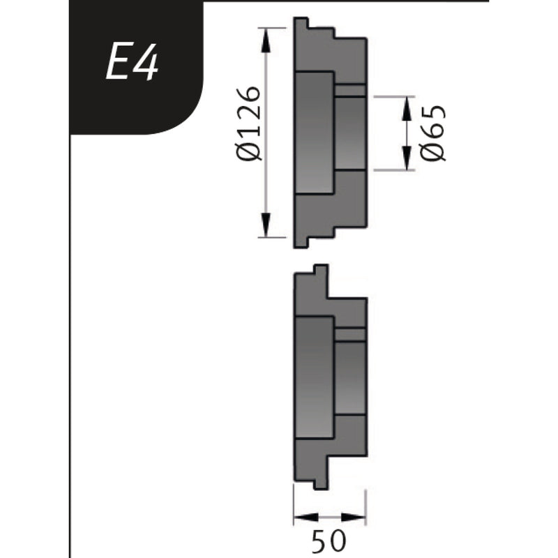 Bending Rollers Metallkraft (Typ E4, Ø 126 x 65 x 50 mm,)