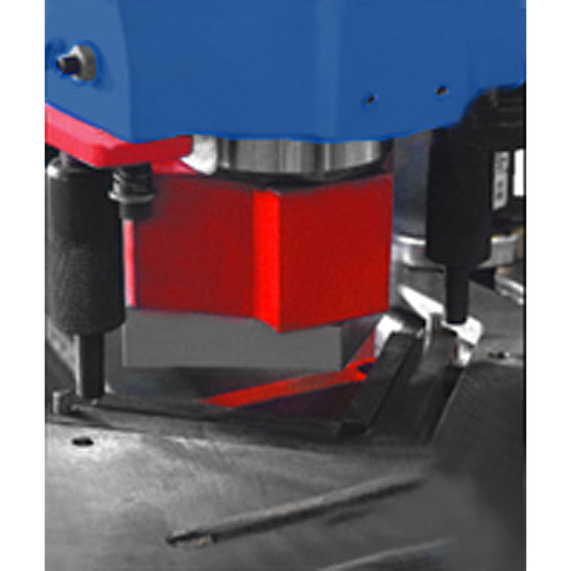 V-Knife Set 100 X 100 Mm For Notching Station Including Holders And Table Metallkraft (for HPS 175DS)