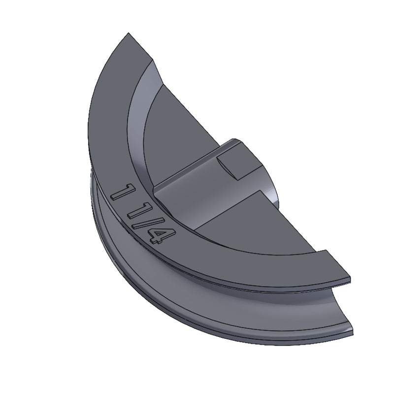 Segmento de ferro fundido cinzento para curvatura Metallkraft (1 1/4")