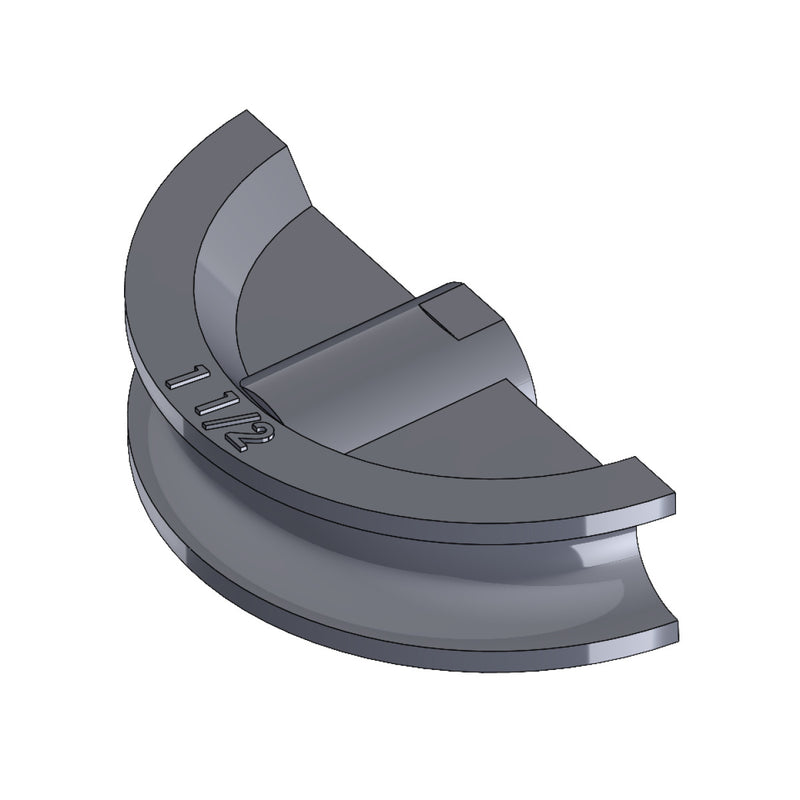 Segmento de ferro fundido cinzento para curvatura Metallkraft (1 1/2")
