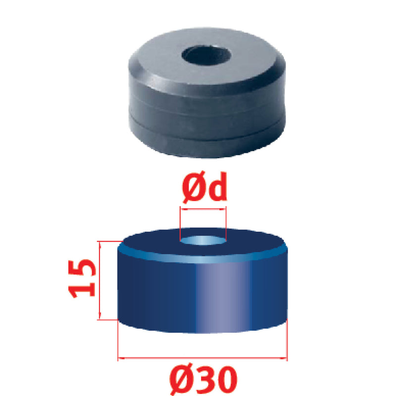Matriz redonda Metallkraft (Nº 30 Ø 5,7 mm)