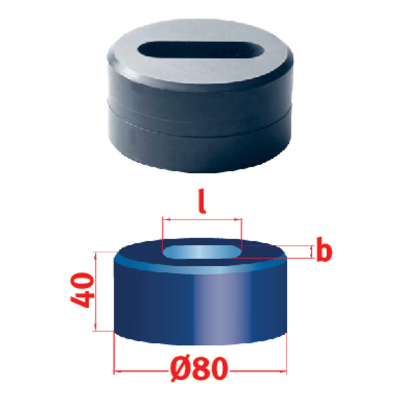 Troquel de ranura Metallkraft (No.80 11,3 x 50,3 mm)