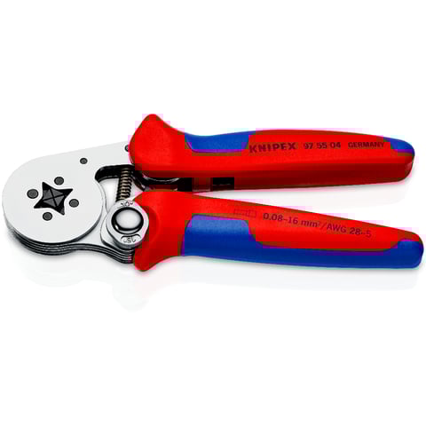 Knipex (97 55 04) Self-Adjusting Crimping Pliers for wire ferrules With lateral access