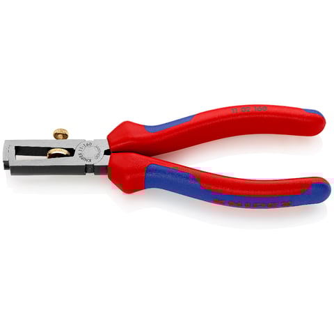 Decapador de isolamento Knipex (11 02 160) com mola de abertura, universal