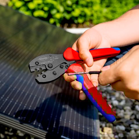 Knipex (97 52 42) PreciForce Crimping pliers for MC4®/MC4® EVO 2 connectors